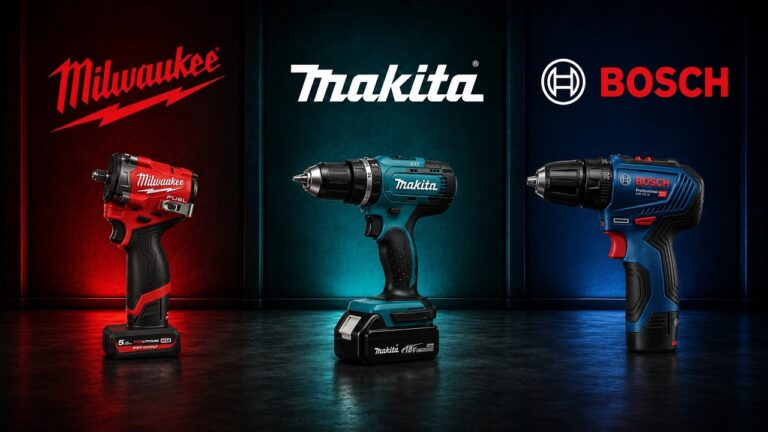 Milwaukee, Makita, Bosch